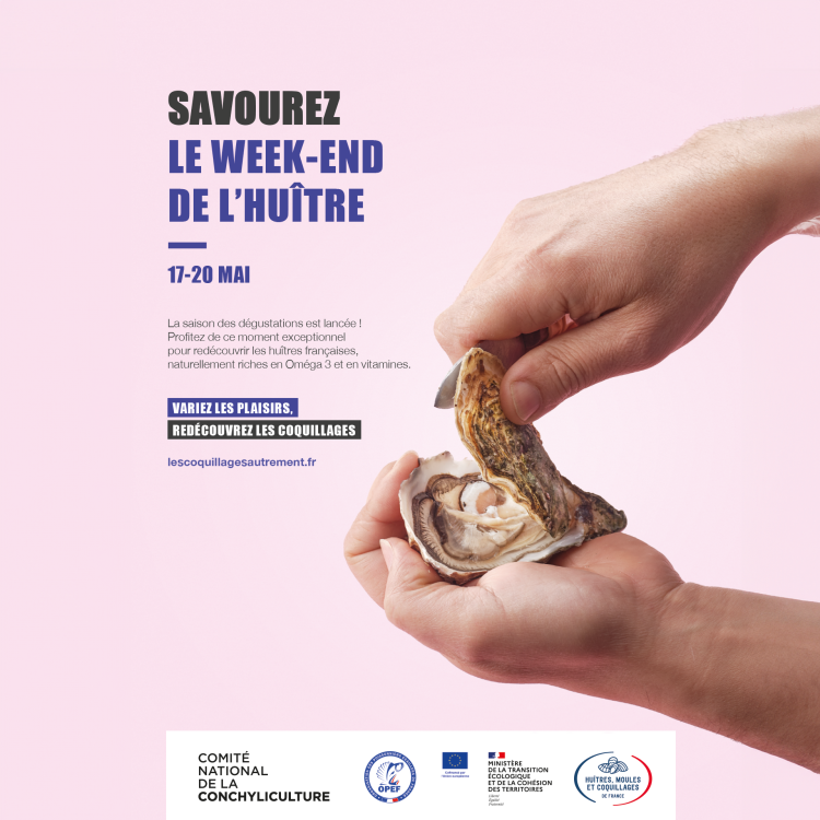 Du 17 au 20 mai : Savourez le weekend de l'huître !
